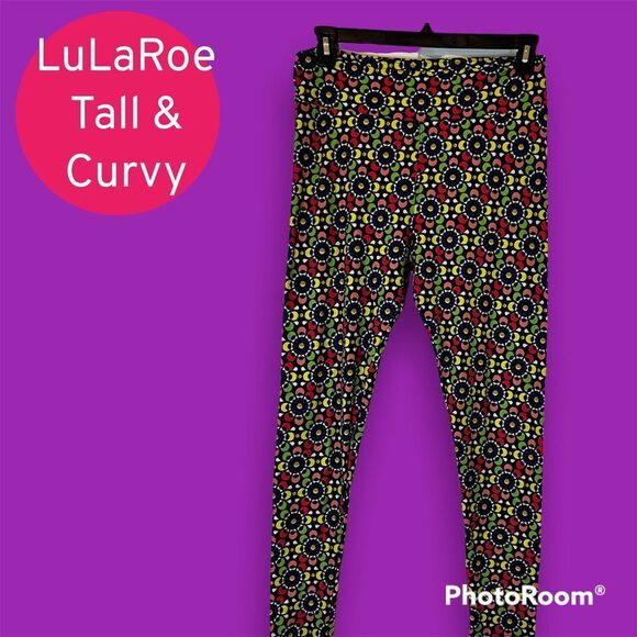 LuLaRoe leggings Tall and Curvy one size OS black great shape ACE-A - Picture 8 of 8